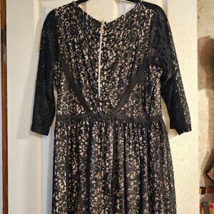 GEMMA COLLINS BLACK LACE DRESS SIZE 14